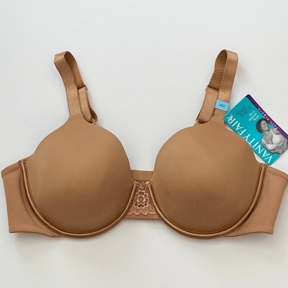 Vanity Fair Full Figure Beauty Back Bra Style 76380 Tan 40C - Picture 2 of 9